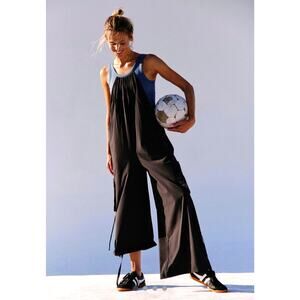 Free People Pathfinder One Piece Jumpsuit Skyline/Black Combo M